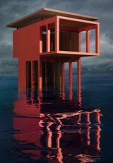 RedOrange Solo Pavilion by James Casebere contemporary artwork photography