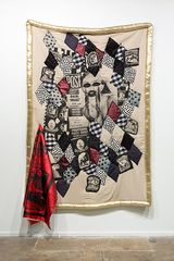 Come Over Me In Me With Me On Me Bogan Quilt by Sarah Contos contemporary artwork installation