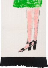 French Shoes and Green Skirt by Jenny Watson contemporary artwork painting