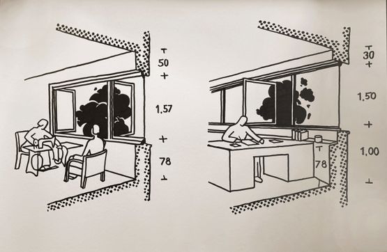 Window Types l by Bani Abidi contemporary artwork Works on Paper