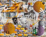 Untitled Home is a Polystyrene Cup by Barry Reigate contemporary artwork painting