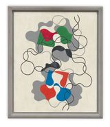 Lignes dete Summer Lines by Sophie Taeuber-Arp contemporary artwork painting
