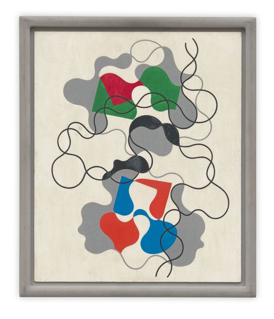 Lignes dete Summer Lines by Sophie Taeuber-Arp contemporary artwork Painting