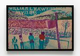 Three Hanging Men by William Hawkins contemporary artwork painting