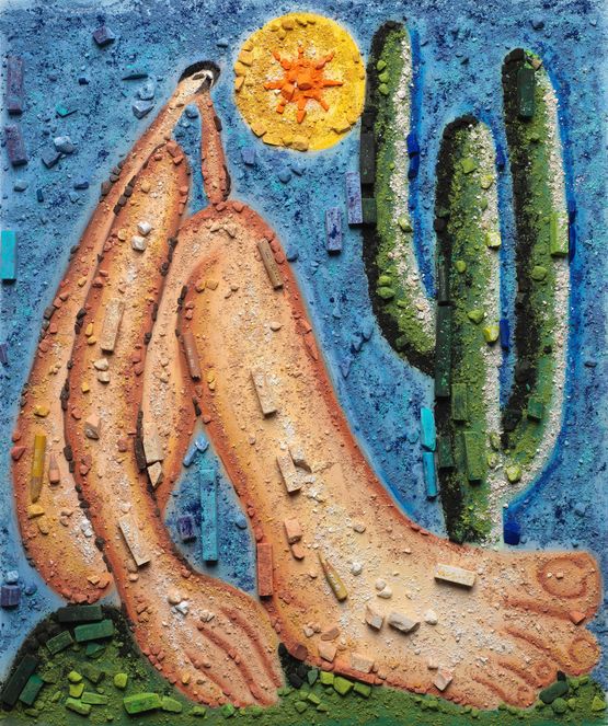 Metachrome The Abaporu after Tarsila by Vik Muniz contemporary artwork Print