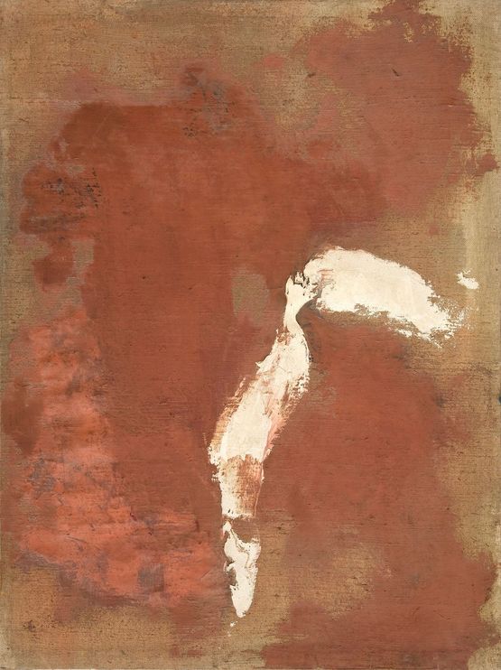 White Brushstroke by Zhu Jinshi contemporary artwork Painting