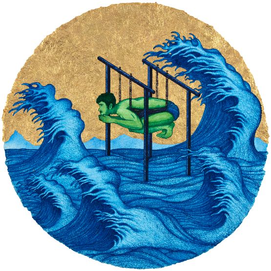 Mimike Mysticism Swimming Club by Yao Jui-Chung contemporary artwork Painting