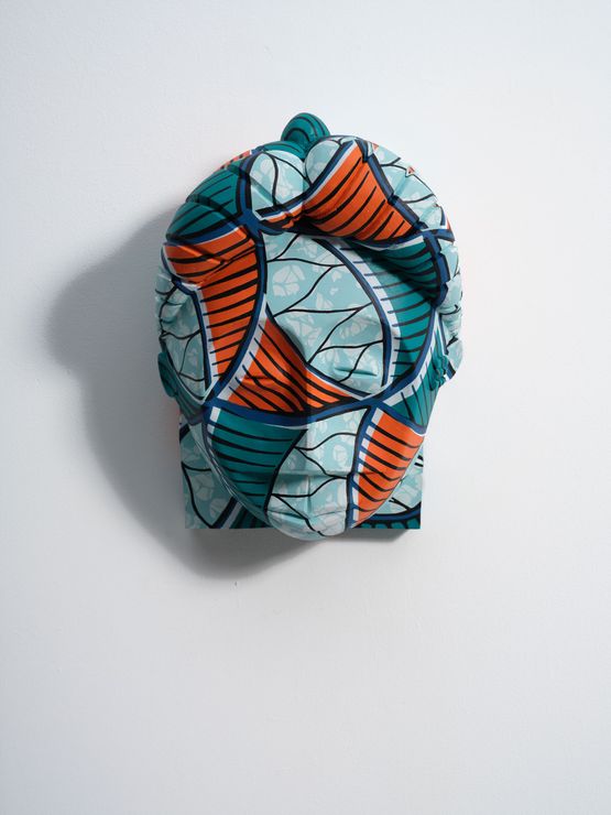 Hybrid Mask Shira-Punu by Yinka Shonibare CBE RA contemporary artwork Sculpture