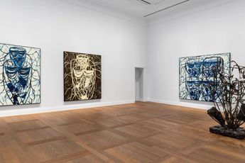 Contemporary art exhibition Rashid Johnson Anima at Hauser  Wirth Paris France