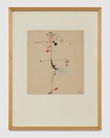 Musiqueta by Antoni Tapies contemporary artwork drawing works on paper