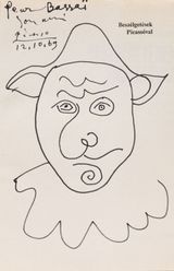 Grand portrait au chapeau by Pablo Picasso contemporary artwork works on paper