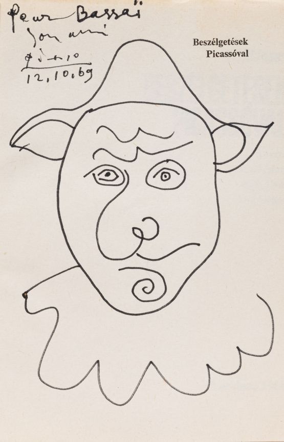 Grand portrait au chapeau by Pablo Picasso contemporary artwork Works on Paper