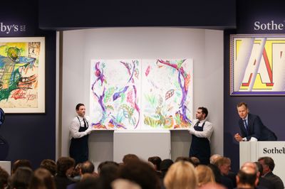 Big Names Back Sothebys 186.1m Evening Sale Hitting Near Top of Estimate