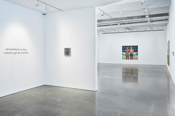 Contemporary art exhibition Roberto Gil de Montes Reverence In Blue at Kurimanzutto New York United States