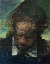 Portrait by Nikos Aslanidis contemporary artwork painting