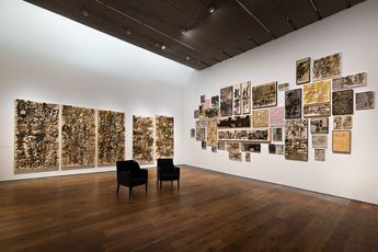 Contemporary art exhibition Wang Shaoqiang Thick Earth Fluent Light Wang Shaoqiangs Investigations and Transfigurations at INKstudio Beijing China