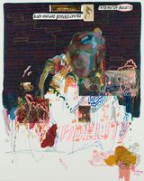 Black Vanguard Resource Centre by Kudzanai Chiurai contemporary artwork painting
