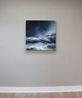Sea state force 7 - Waves racing inland by Janette Kerr contemporary artwork Painting
