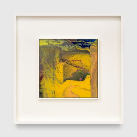 Flow by Gerhard Richter contemporary artwork Mixed Media