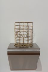 Crisco Cans by Marley Dawson contemporary artwork sculpture