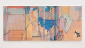 Somewhere Along The Line by Fabian Treiber contemporary artwork Painting