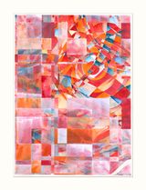 Well -- I -- I -- I... by Licia He contemporary artwork mixed media painting works on paper