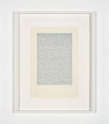 Eigenschriften by Irma Blank contemporary artwork drawing works on paper