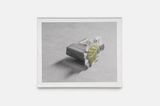 Pinned Grays Leaves beside a Cricket Cage I by Muyeong Kim contemporary artwork print works on paper