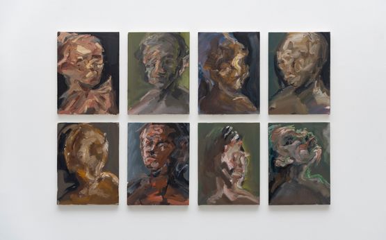 Retrato memoria gestual by Marcia Falcao contemporary artwork Painting