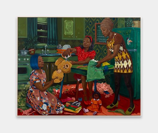 Re-membering XII The Wednesday Womens Club by Wangari Mathenge contemporary artwork Painting