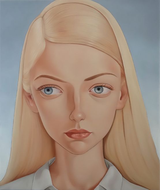 Lynda Jones 1979 by Peter Stichbury contemporary artwork Painting