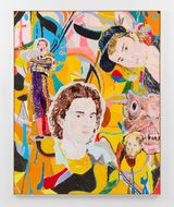 Left to His Own Devices by Richard Hawkins contemporary artwork painting