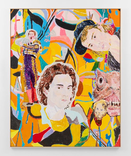 Left to His Own Devices by Richard Hawkins contemporary artwork Painting