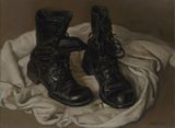 Leather Shoes by Chen Danqing contemporary artwork painting