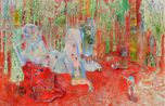 The Theater of Wither and Thrive by Qiu Xiaofei contemporary artwork Painting