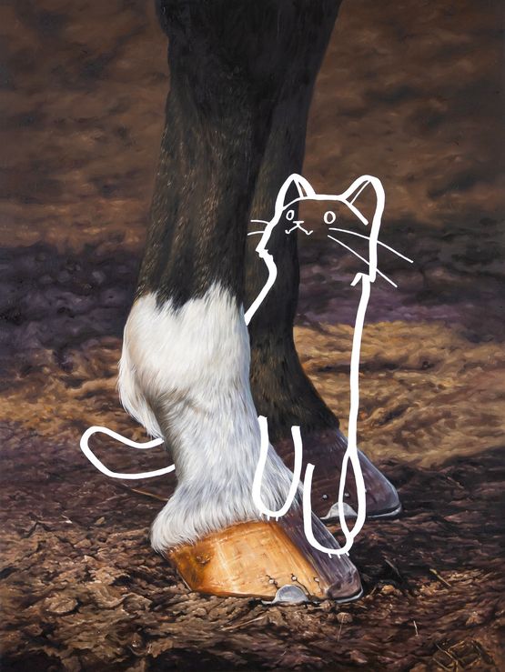 In for a penny by Abdul Abdullah contemporary artwork Painting