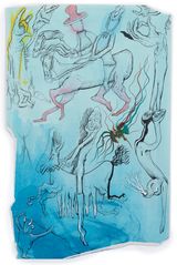 Untitled by Hardeep Pandhal contemporary artwork painting works on paper drawing