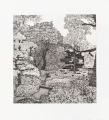 Japanese Landscape by Jonas Wood contemporary artwork print