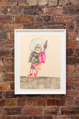 Glitter shiver by Walter Price contemporary artwork drawing works on paper