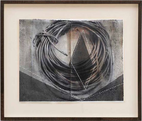 Clustered to the brink by Radhika Khimji contemporary artwork Works on Paper