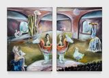 Danke ich schlafe gut 2 by Klodin Erb contemporary artwork painting