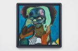 Lone Miner II by Ndidi Emefiele contemporary artwork mixed media painting works on paper