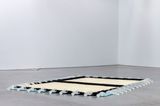 holding down the frame by Brendan Van Hek contemporary artwork sculpture textile