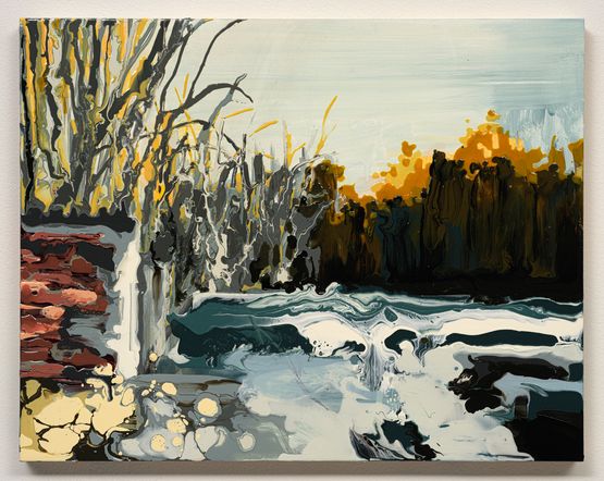 Fitting Creek by Kirsten Everberg contemporary artwork Painting
