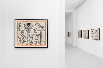 Contemporary art exhibition Keith Haring Keith Haring at Gladstone Grote Hertstraat Brussels Belgium
