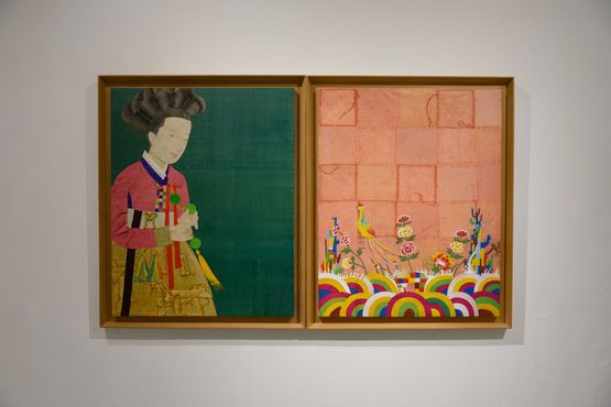 The Beauty by Jung Jong-Mee contemporary artwork Painting