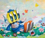 Healing Factor by Parinya Sirisinsuk Benzilla contemporary artwork painting