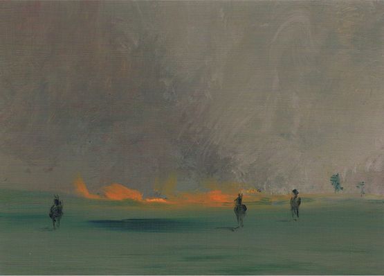 Black Summer 10 by Shonah Trescott contemporary artwork Painting