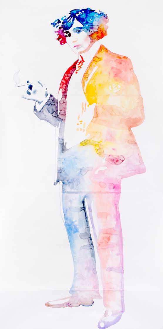 Colette by Ulla Von Brandenburg contemporary artwork Works on Paper