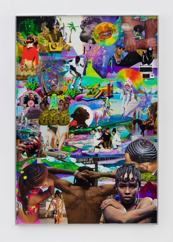 ma foreva thang by Lauren Halsey contemporary artwork Mixed Media